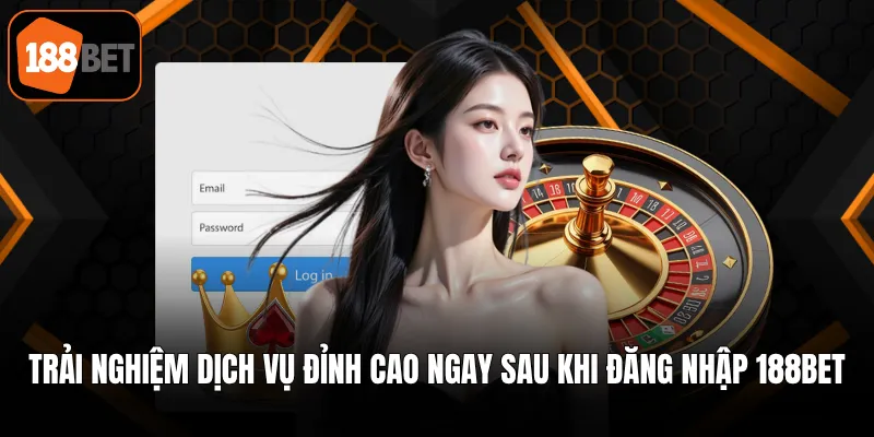 Trải nghiệm dịch vụ đỉnh cao ngay sau khi đăng nhập 188BET